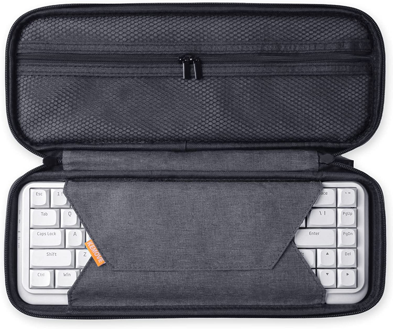 X Keyboard Travel Case Hard EVA 60% 65% Wired Wireless Mechanical Gaming Black
