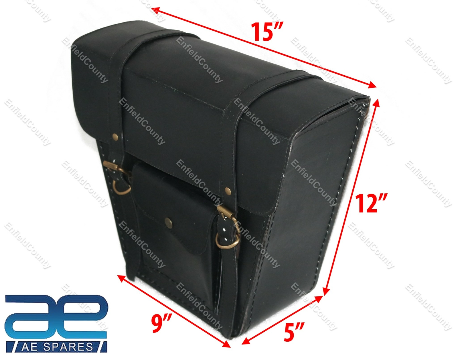 For Royal Enfield Interceptor 650 Continental GT 650 Pannier Leather Bag
