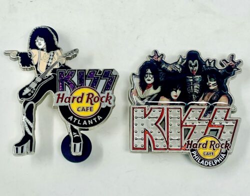 KISS Hard Rock Café Pins! '06 Paul Stanley Atlanta & '14 KISS Hard Rock Café Pins! '06 Paul Stanley Atlanta & '14