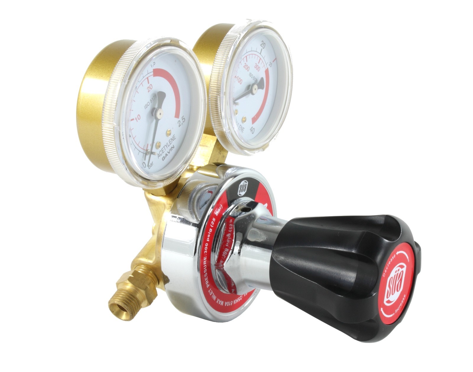 SÜA Oxygen and Acetylene Regulators Combo Welding Gauges 25HX