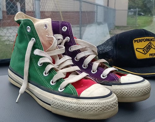 靴 80's vintage converse ALLSTAR RARE Vintage 1980's Converse All Star High Top Shoes