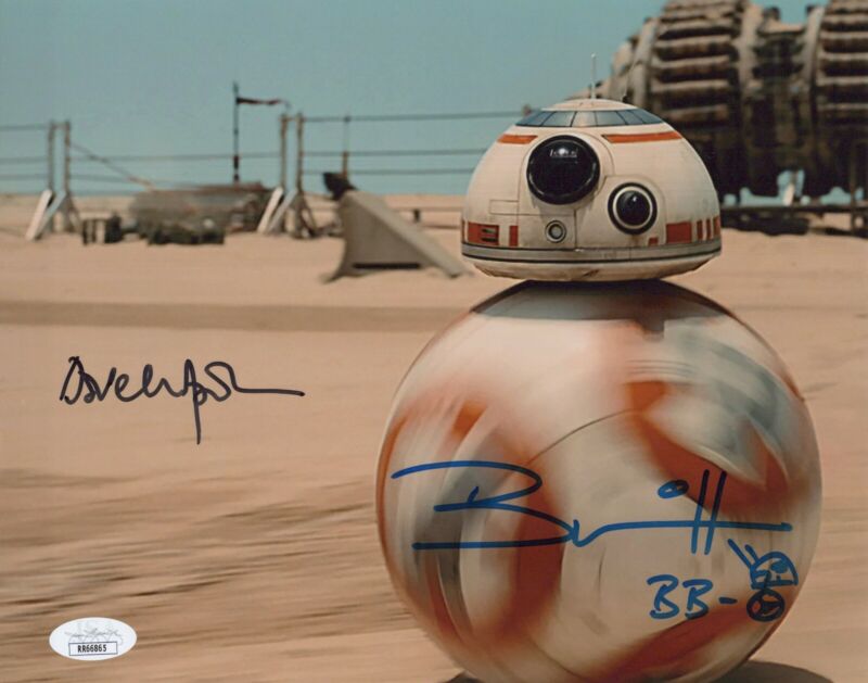 Star Wars- Dave Chapman & Brian Herring Signed Bb-8 8x10 Jsa Coa