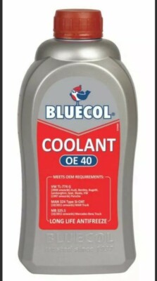 Bluecol Coolant Oe 40 Liquid Heavy Duty All Year Antifreeze Winter BLL001