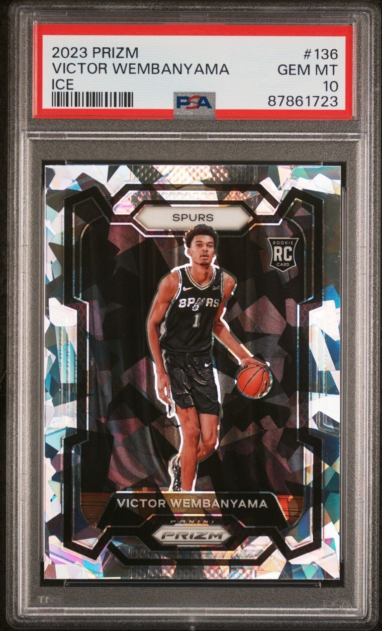 PSA10 Prizm RC Silver NAW カナダ代表 ルーキー NBA Victor Wembanyama 2023-24 Panini Prizm Silver Cracked Ice