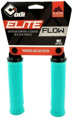 ODI Elite Flow Lock-On Mountain Bike Grips MTB Bonus Pack 