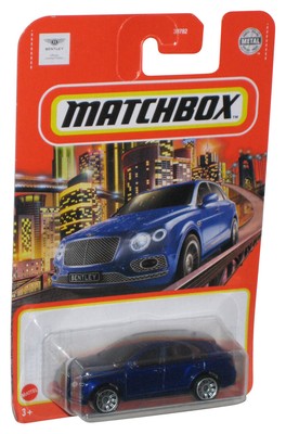 Matchbox Bentley Bentayga (2020) Mattel Blue Toy Car 9/100