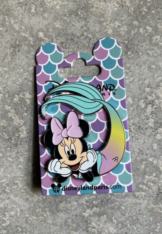 New Disney DLRP DLP Disneyland Paris Minnie Mermaid Series Minnie Mouse Pin