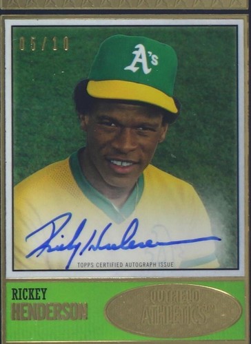 2018 Topps Brooklyn Collection - Rickey Henderson #BC1-RH