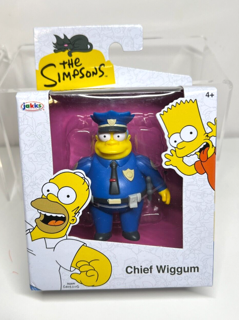 The Simpsons Chief Wiggum トーキングフィギュア The Simpsons 2.5 inch Tall Scaled Collectible Chief Wiggum
