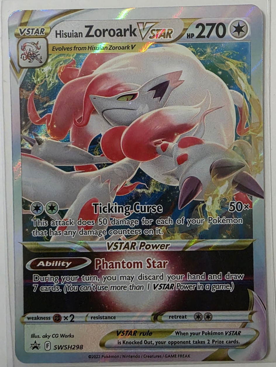 ポケモンカードゲーム Hisuian Zoroark VSTAR SAR PSA10 PSA 10 - Pokemon Promo #SWSH298 - HISUIAN ZOROARK VSTAR