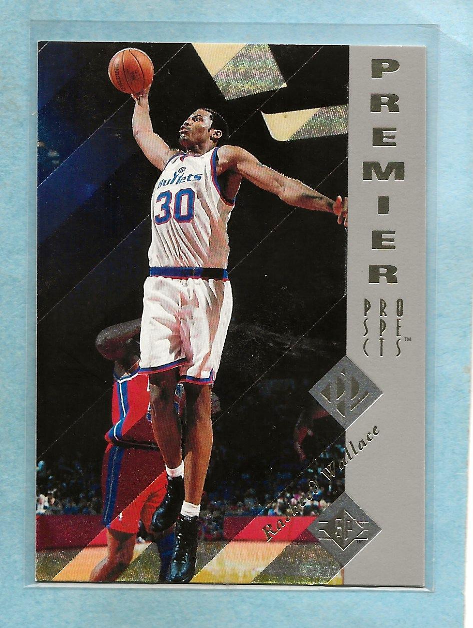RASHEED WALLACE - 1995-96 Upper Deck SP 