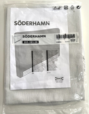 Ikea SODERHAMN Cover for Armrest, Finnsta White 203.283.08 - NEW