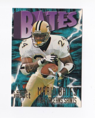 1997 SkyBox Impact #184 Mario Bates New Orleans Saints Arizona State ASU