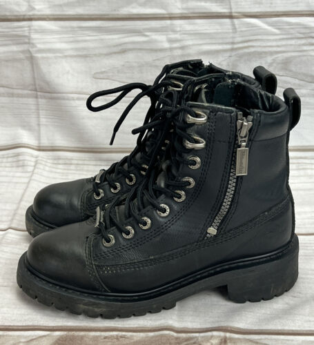 Milwaukee Motorcycle Biker Boot Accelerator (MB208) Freedom Flex WOMEN'S SZ 6.5B