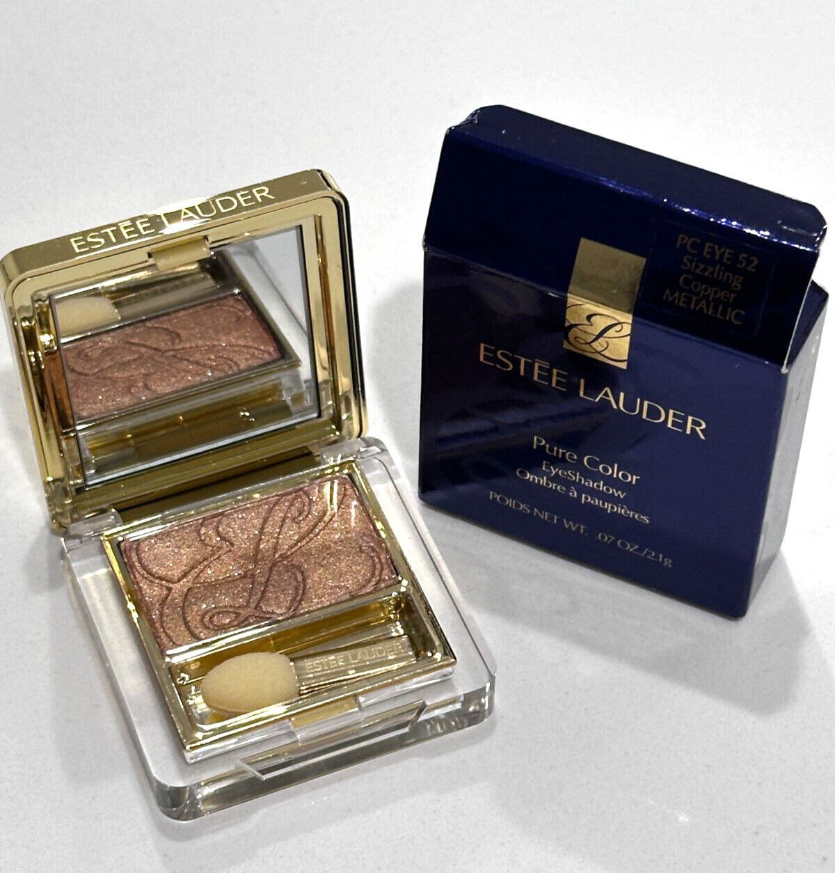 Estee Lauder Pure Color EyeShadow Sizzling Copper Metallic | eBay
