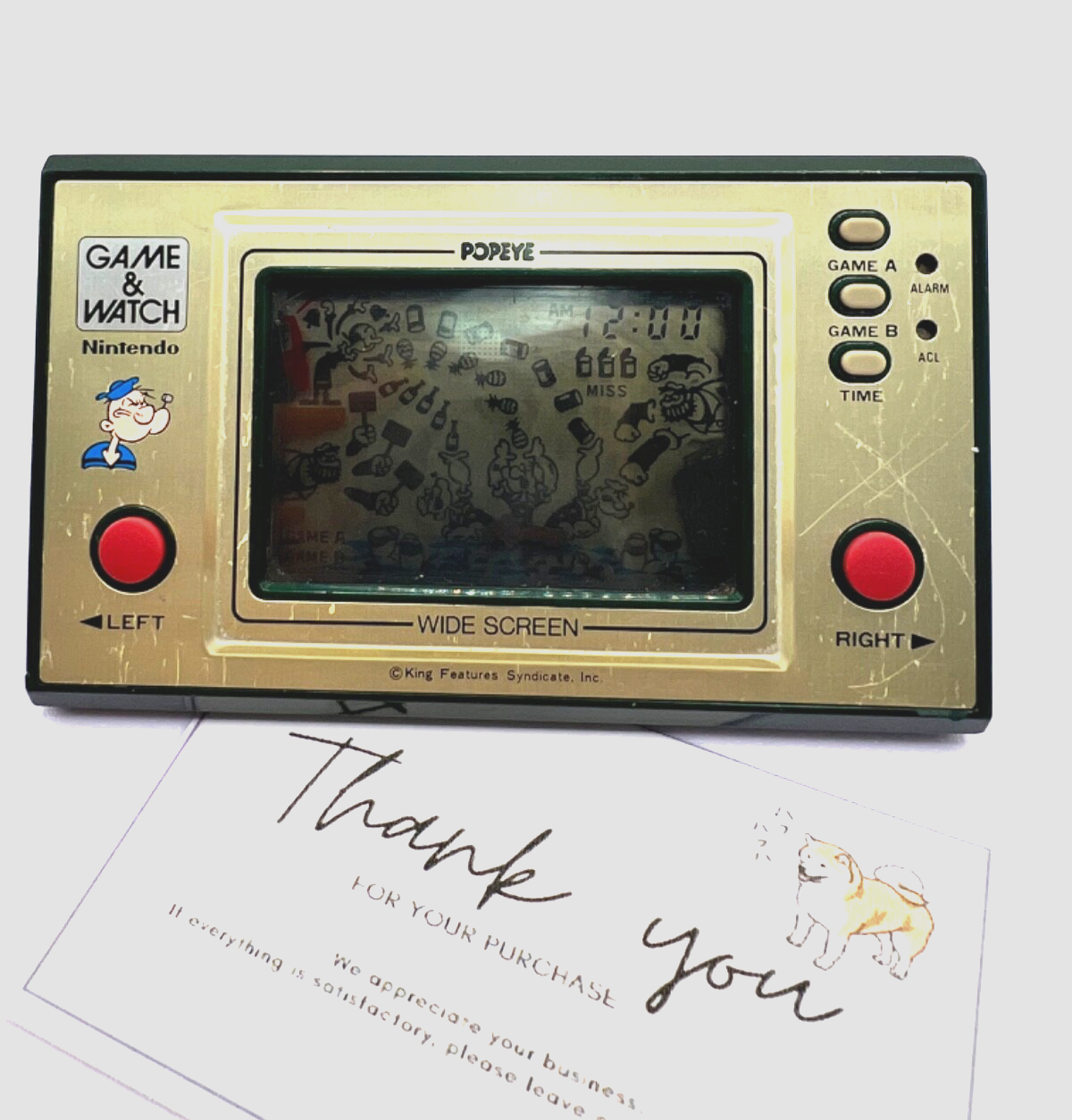 【WEB限定】 Nintendo Game & Watch Popeye retro Game Video Game Consoles その他