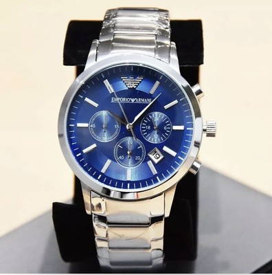 Emporio Armani AR2448 da polso uomo al quarzo 43mm Nuovo 