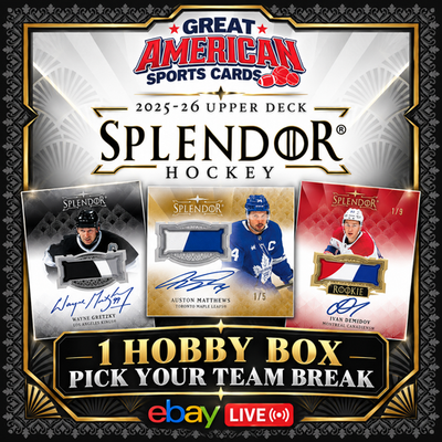 Minnesota Wild 2025/26 UD Splendor Hockey 1 Hobby Box Break #469