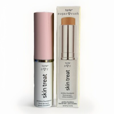 tarte Skin Treat Poreless Foundation Stick & Foundation Brush Choose Shade