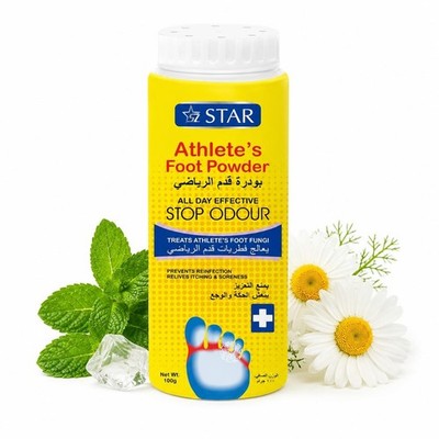 Athlete's Foot Powder FP Moisture Absorbing with Peppermint 100 g (Pack of 1)