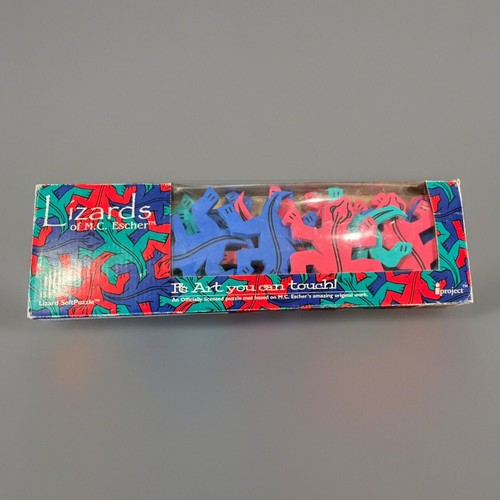 VTG Lizards Of MC Escher Foam Puzzle 1996 Complete I Project