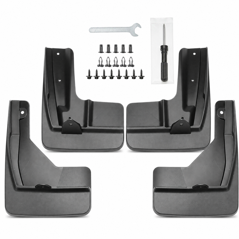 4PC Front Rear Splash Guards Mud Flaps for Toyota Grand Highlander 2024-2025