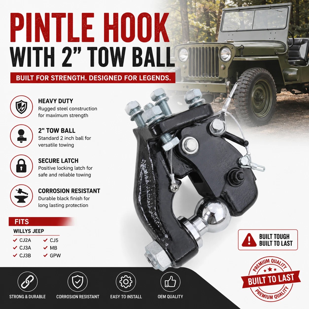 Pintle Hook with 2