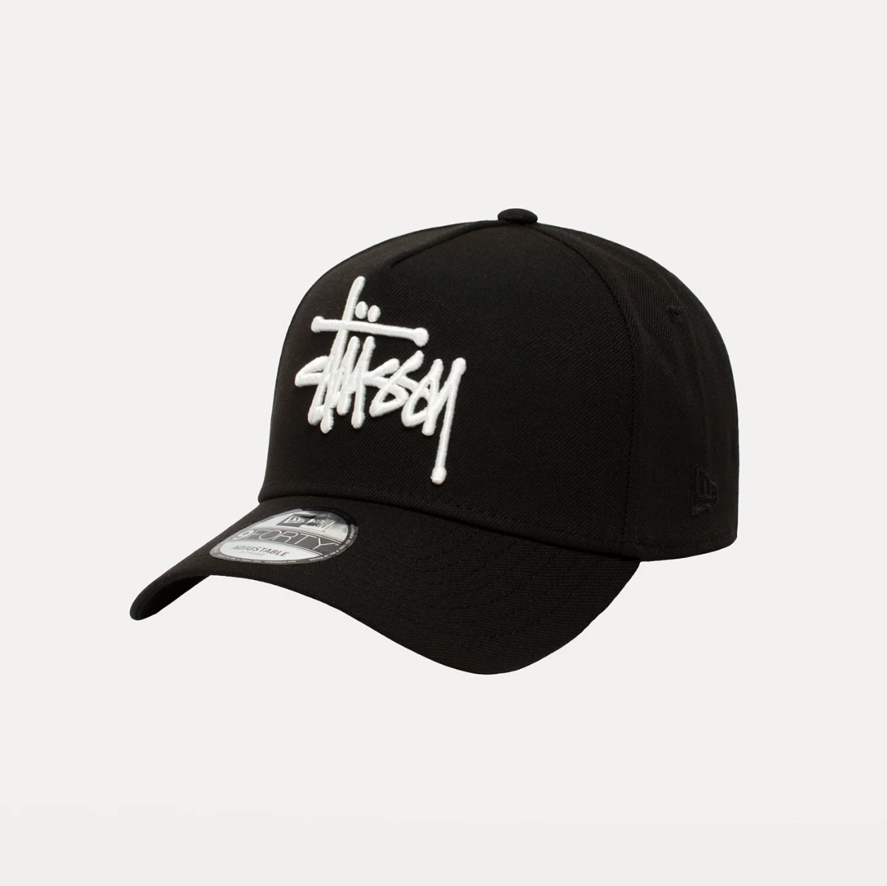 Stussy　キャップ　ニューエラ　9FORTY Stussy x NEW ERA 9FORTY BASIC Snapback Cap Hat Black 2025 | eBay