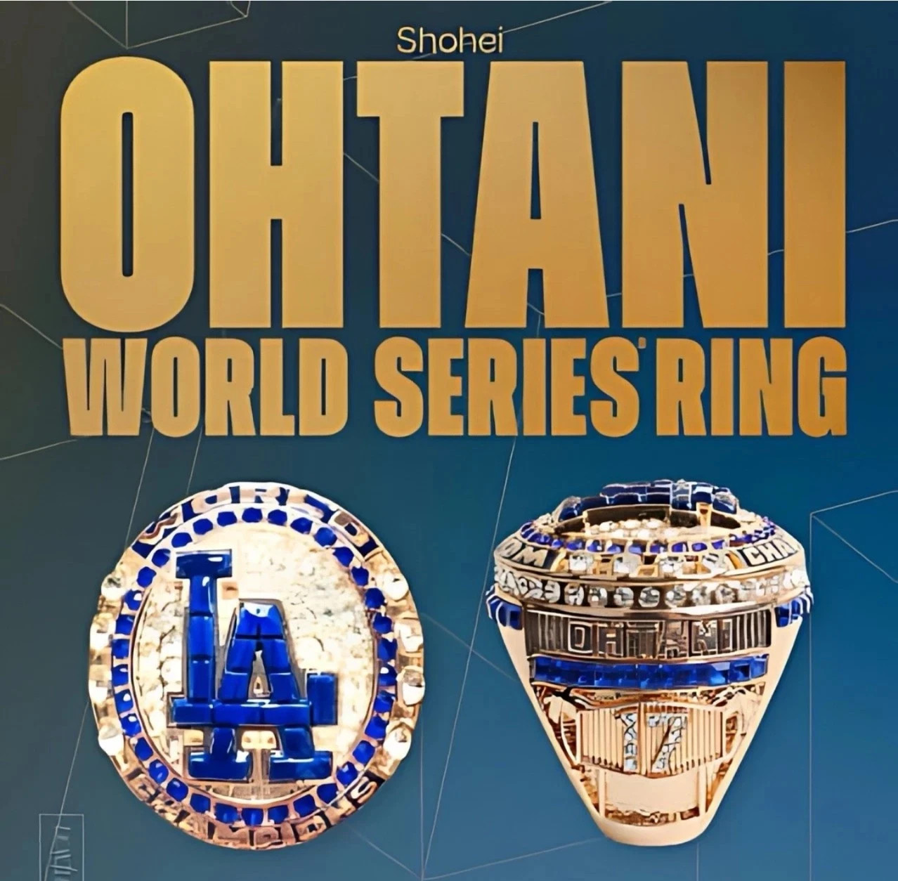 Shohei Ohtani ワールドシリーズリング ⚾💍🏆2024 Los Angeles Dodgers World Series CHAMPIONSHIP RING
