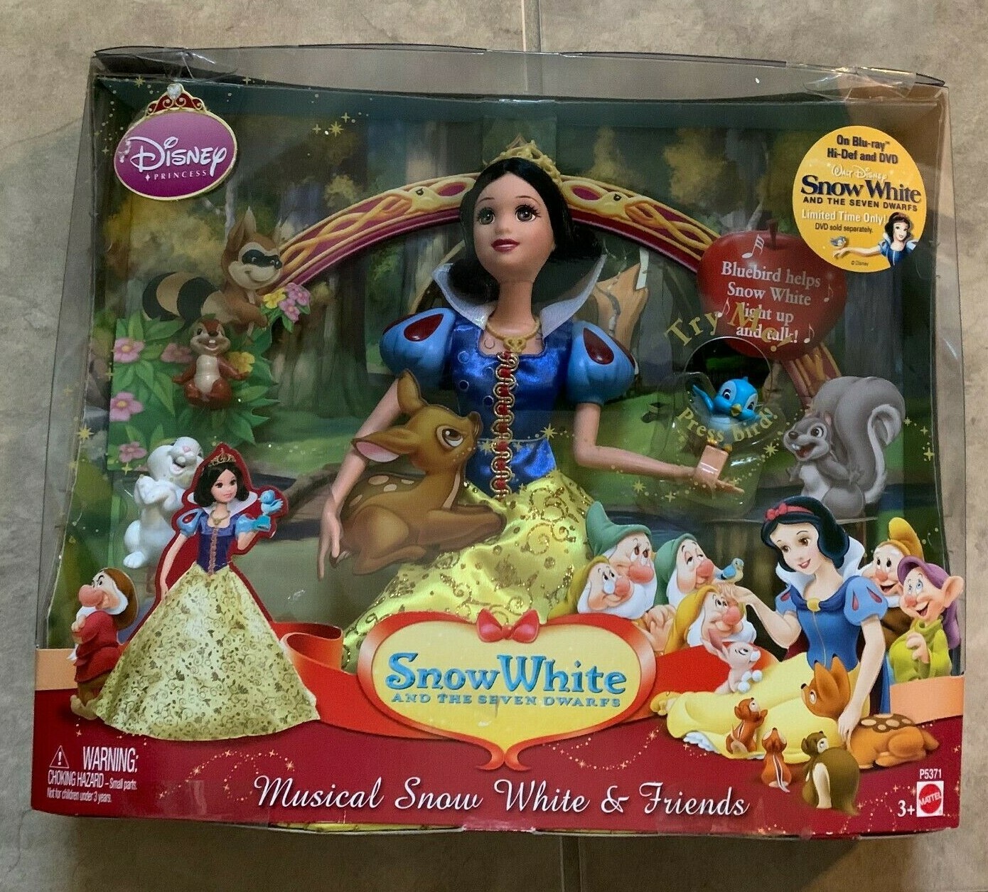 Disney Musical Snow White & Friends Seven Dwarfs Doll NEW Disney Musical Snow White & Friends Seven Dwarfs Doll NEW