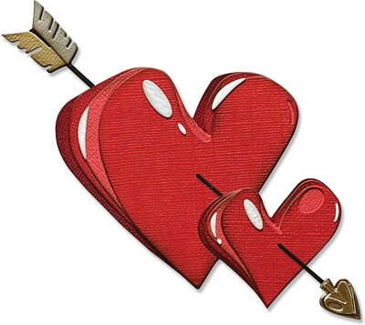 Sizzix Thinlits Dies By Tim Holtz 16/Pkg-Lovestruck Colorize
