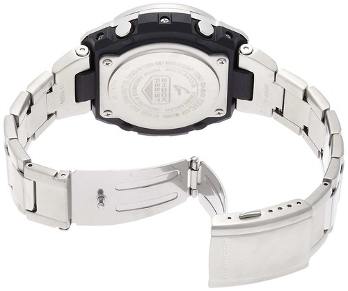 Pre-owned Casio G-shock G-steel Gst-w110d-1a9jf Solar Radio Men's Watch In Box