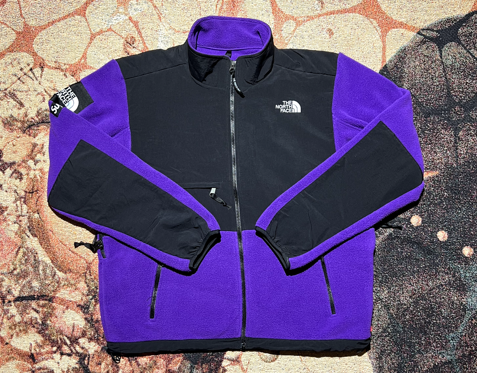 Supreme The North Face Arc Logo Denali Fleece Jacket Purple Supreme The North Face Arc Logo Denali Fleece Jacket Purple
