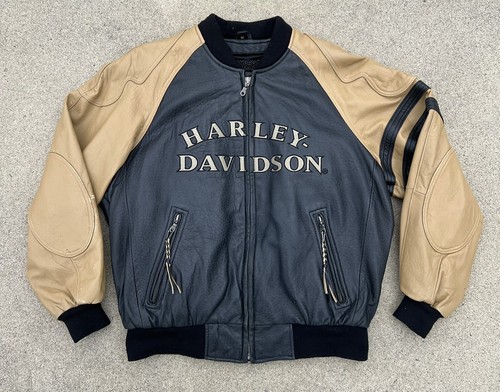 ジャケット・アウター 90s harley davidson 2way leather jacket Men's V-Twin Varsity Leather Jacket | Harley-Davidson USA