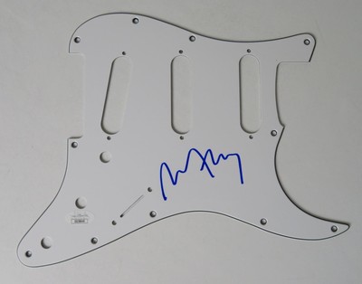 Bryan Ferry ROXY MUSIC Signed Autograph Auto Strat Guitar Pickguard JSA