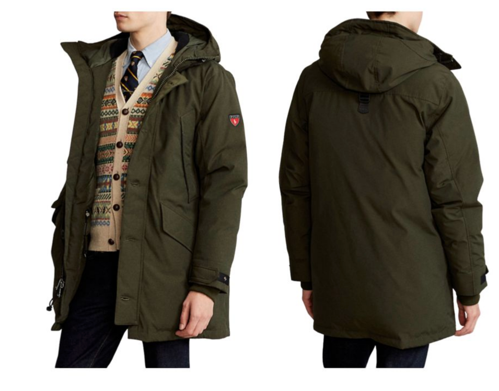 最新作【POLO RALPH LAUREN】Water-Repellent Twill Down Parka Polo Bear Water-Repellent Down Jacket