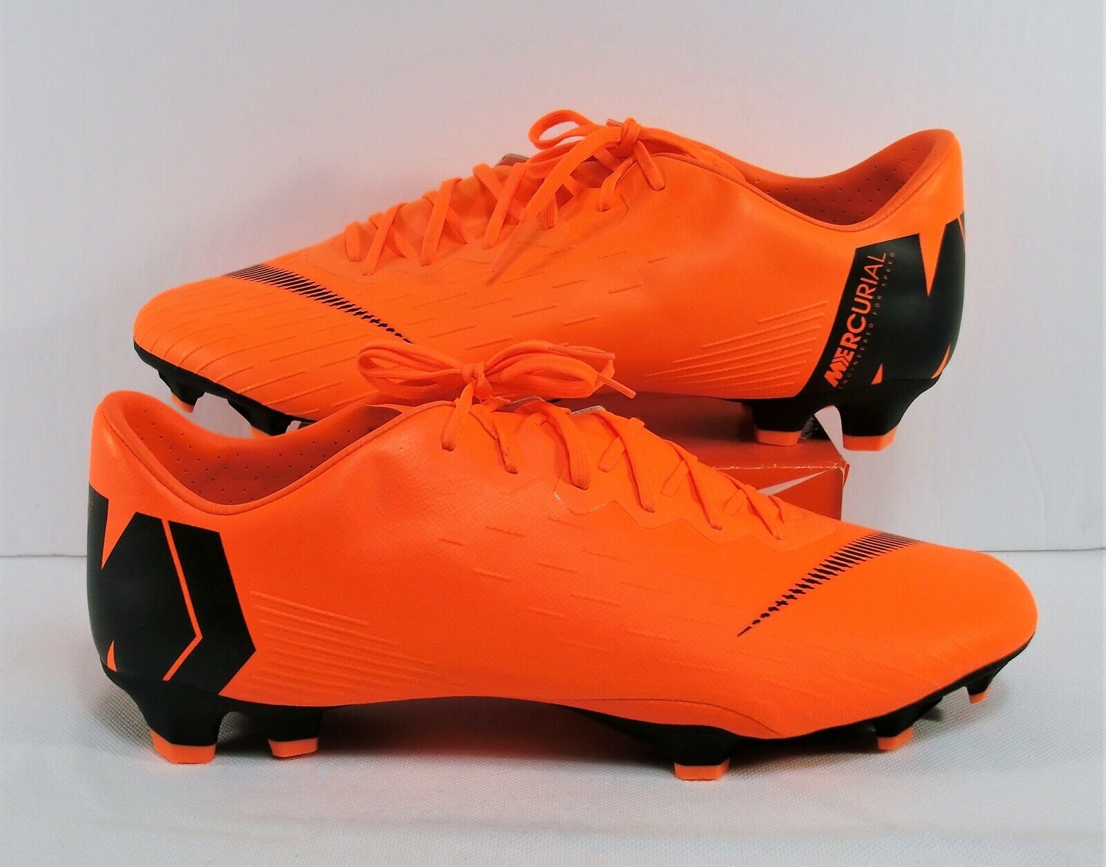 Nike Mercurial Vapor 12 PRO FG ACC Orange Soccer Cleats Sz Nike Mercurial Vapor 12 PRO FG ACC Orange Soccer Cleats Sz