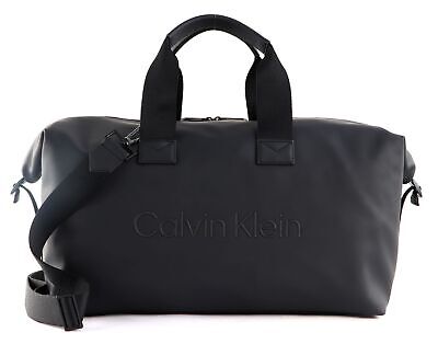 Calvin Klein bolsa de viaje Rubberized Weekender CK Black