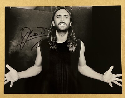 David Guetta Hand Signed Photo Inc COA 8x6