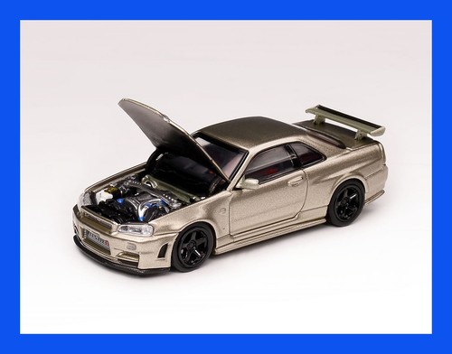 Nissan スカイライン R34 JUL 2024 MH NISSAN SKYLINE GT-R R34 Z-TUNE Pearl Black +