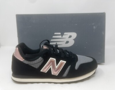 New Balance WL373JLA Women Everyday Sneakers in Black and Metallic Pink