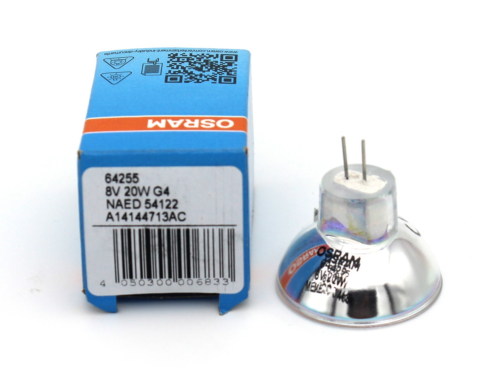 OSRAM 64255 8V 20W Cup lamp GZ4 halogen bulb Leica microscope