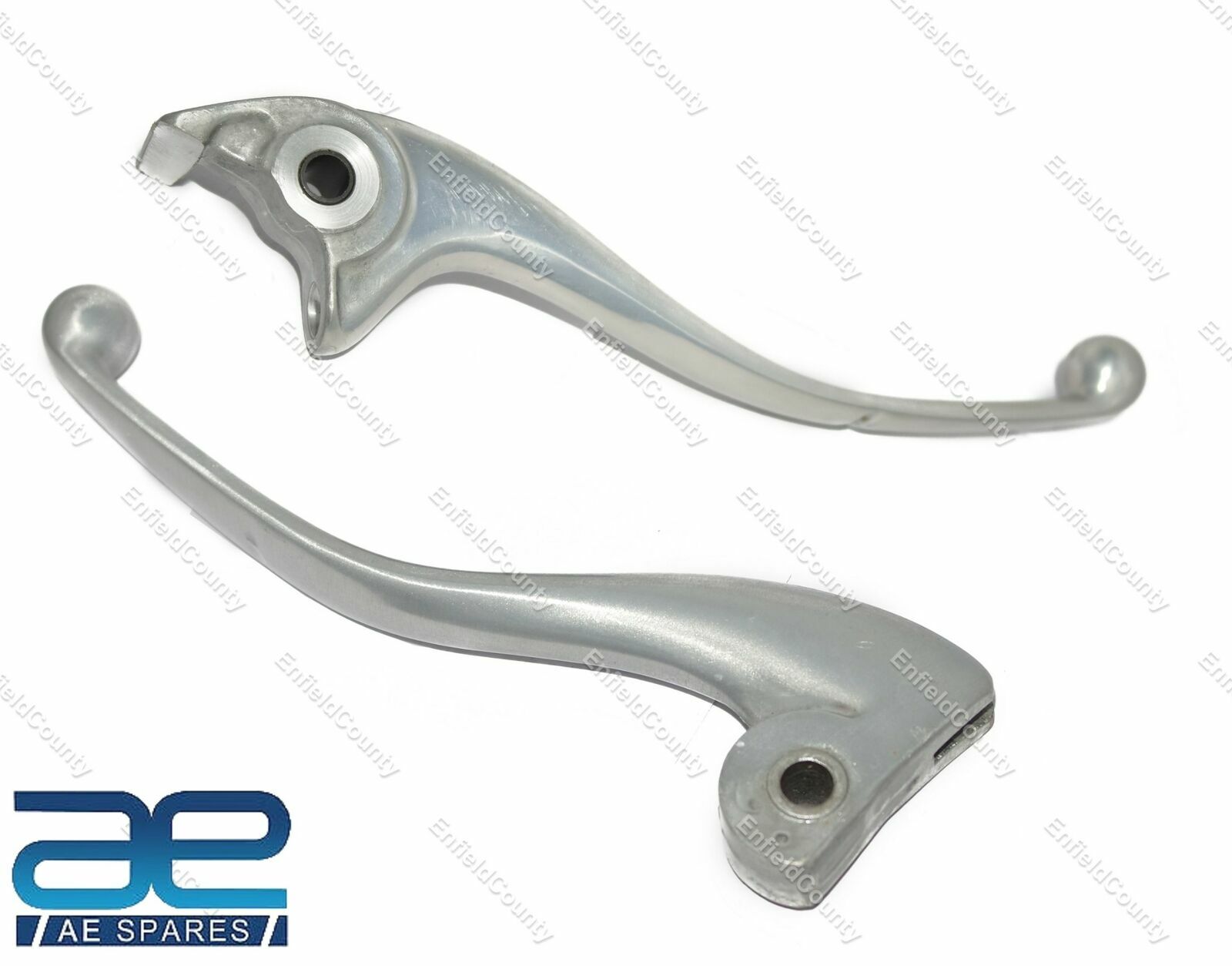 For Royal Enfield Meteor 350 Clutch Lever & Front Brake Lever Set Polished 
