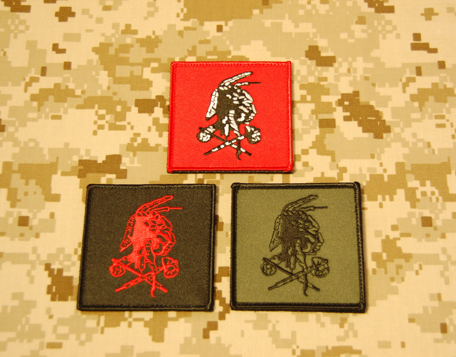 NSWDG Red Squadron Shooter Patch Set Seal Team Six DevGru