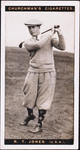 1927 Churchman's Famous Golfers - Bobby Jones #28