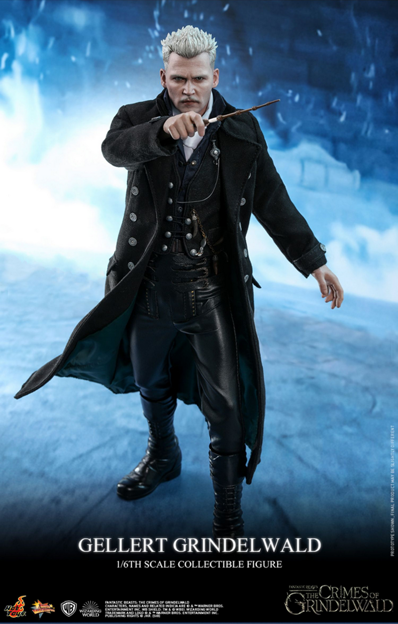 Hot Toys Fantastic Beasts Gellert Grindelwald 1/6 Action Figure In