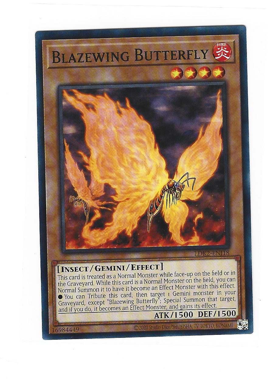 Holywings© ホーリーウィングス LDK2-ENJ18 Blazewing Butterfly UNL 2024 Edition Mint YuGiOh