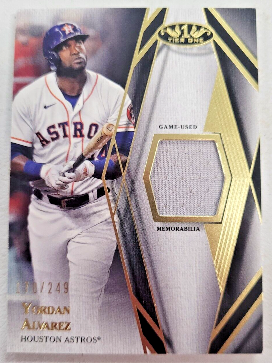 シングルカード Topps - 2022 Topps tier one Yordan Alvarez Auto 2022 Topps Tier One - Yordan Alvarez #T1TA-YA for sale | eBay