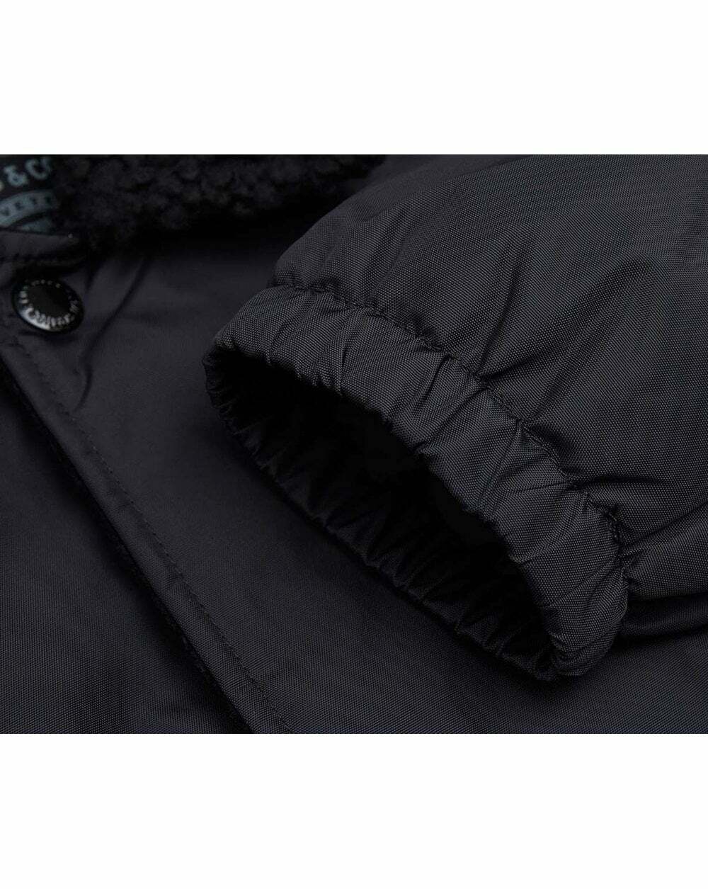 Levi's Men's Sherpa Fleece Lined Water Repellent Snap Up Coach Jacket 35474-0003