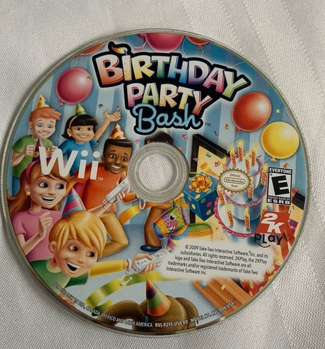 Birthday Party Bash - Nintendo Wii (Nintendo Wii) Disc Game